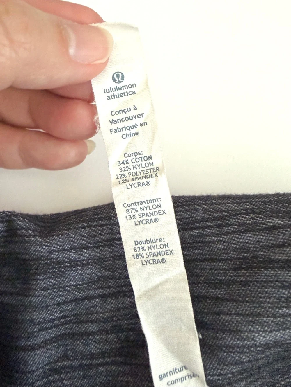 EUC Lululemon Black & Gray Zip Jacket